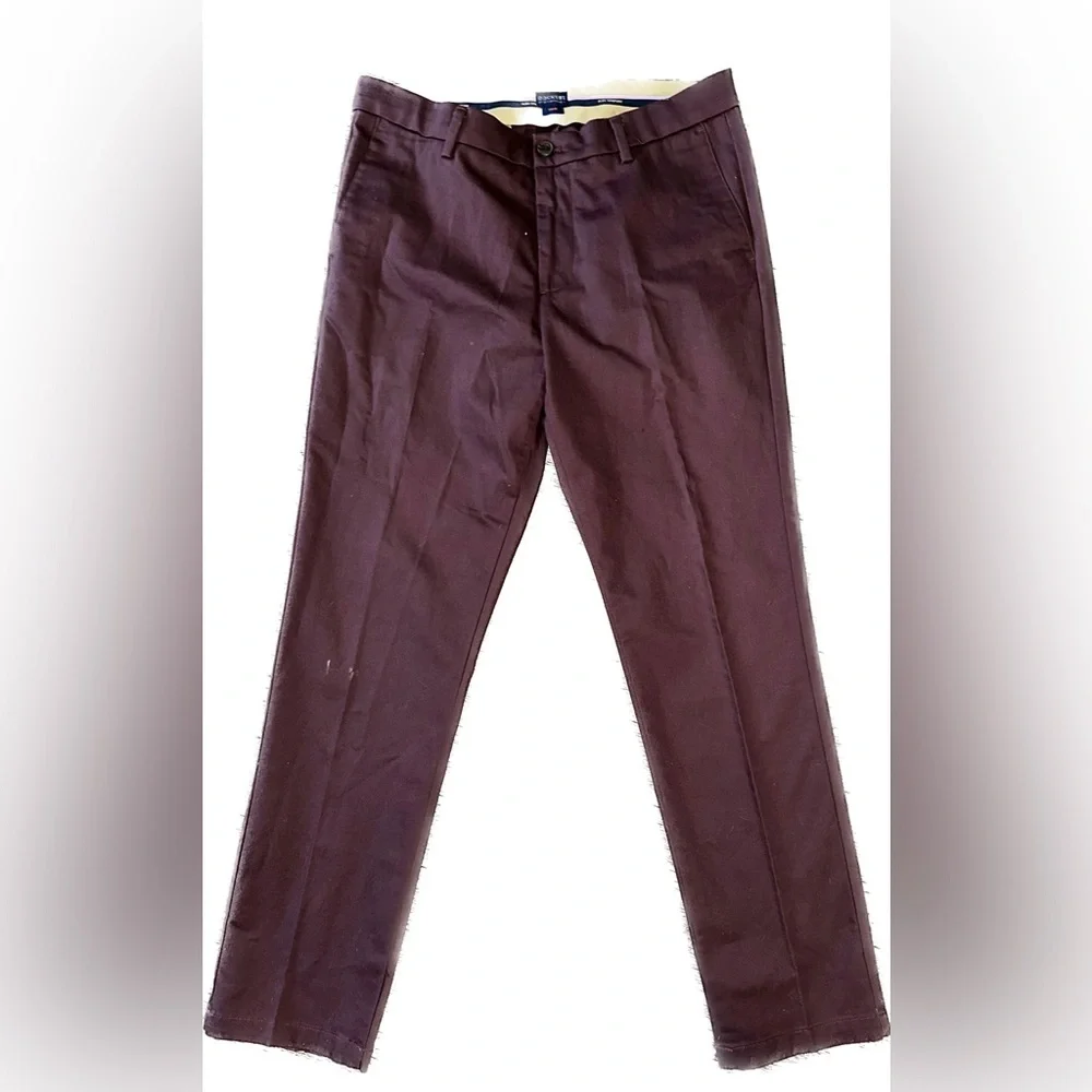 Dockers | Pants | Dockers Slim Fit Flex Comfort Burgundy Dress Pants |  Poshmark